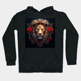 Golden lion head Hoodie